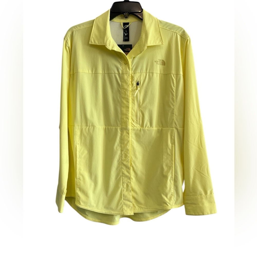 The North Face Bright Yellow Women’s Gorpcore Outdoor Trail Long Sleeve Shirt